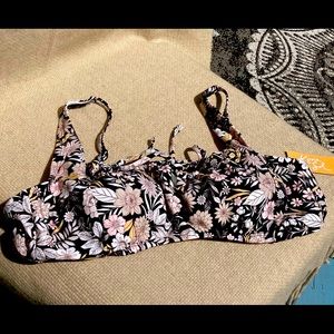 NEW floral print bikini top